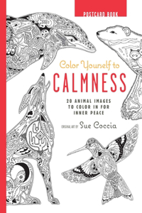 Color Yourself to Calmness Postcard Book