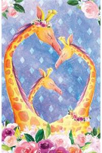 Bullet Journal for Animal Lovers Giraffes in Flowers