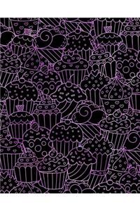 Journal Notebook Cupcakes Pattern 5