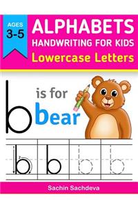 Alphabets Handwriting for Kids (Lowercase Letters)