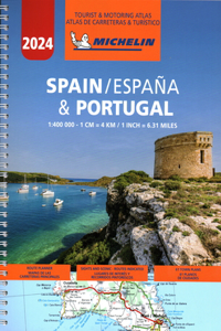 Spain & Portugal 2024 - Tourist and Motoring Atlas (A4-Spiral)