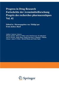 Progress in Drug Research / Fortschritte Der Arzneimittelforschung / Progrès Des Recherches Pharmaceutiques