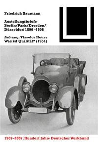 Ausstellungsbriefe Berlin, Paris, Dresden, D Sseldorf 1896-1906