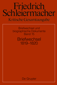 Briefwechsel 1819-1820