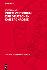 Index Verborum Zur Deutschen Kaiserchronik