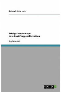 Erfolgsfaktoren von Low-Cost-Fluggesellschaften