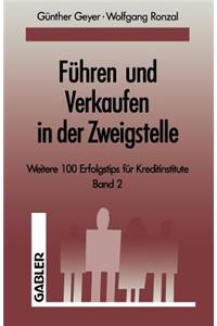 Führen und Verkaufen in der Zweigstelle