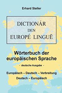 Wörterbuch der europäischen Sprache: Deutsche Ausgabe 2018