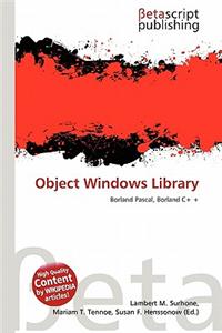 Object Windows Library