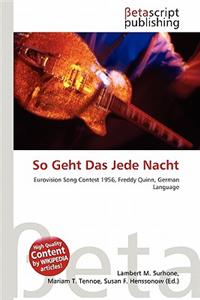 So Geht Das Jede Nacht