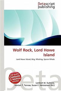 Wolf Rock, Lord Howe Island