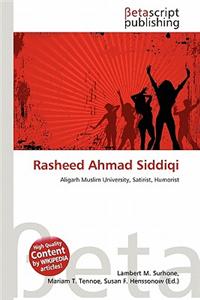 Rasheed Ahmad Siddiqi