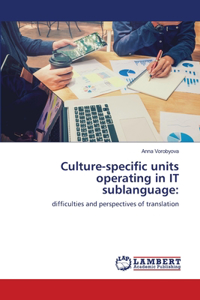 Culture-specific units operating in IT sublanguage