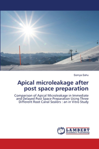 Apical microleakage after post space preparation