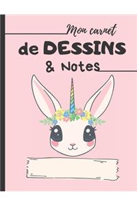 Mon carnet de dessins & notes