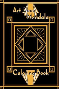 Art Deco Mandala Coloring Book