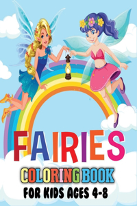 Fairies Coloring Book for Kids Ages 4-8