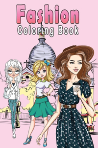 Fashion coloring book