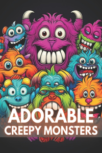 Adorable Creepy Monsters Coloring Book