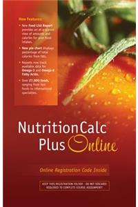 Nutritioncalc Plus Student Access Card 5.0