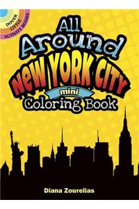 All Around New York City Mini Coloring Book