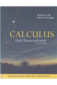 ISE: CALCULUS 4E: EARLY TRANSCENDENTALS INTERNATIONAL VERSIO