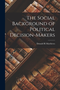 Social Background of Political Decision-makers