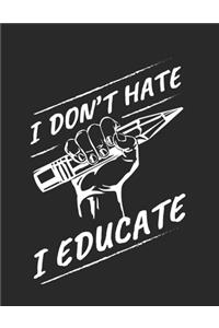 Teacher Academic Planner 2019-2020