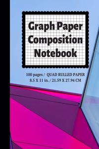 Graph Paper Composition Notebook