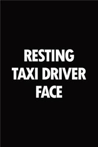 Resting taxi driver face