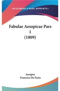 Fabulae Aesopicae Pars 1 (1809)