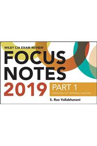 Wiley CIAexcel Exam Review Focus Notes 2019, Part 1