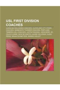 Usl First Division Coaches
