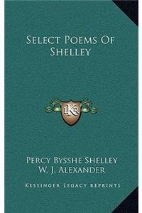 Select Poems of Shelley