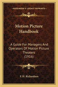 Motion Picture Handbook