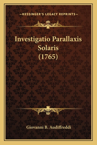 Investigatio Parallaxis Solaris (1765)