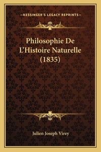 Philosophie De L'Histoire Naturelle (1835)