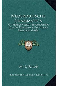 Nederduitsche Grammatica
