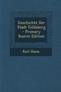 Geschichte Der Stadt Feldsberg