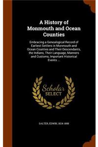 History of Monmouth and Ocean Counties