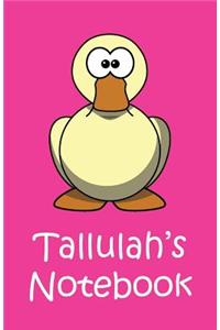 Tallulah's Notebook