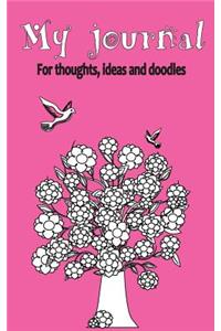 My Journal for Thoughts Ideas and Doodles