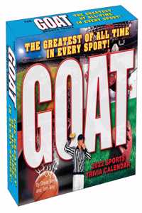 Goat Sports Trivia 2022 Boxed Daily Calendar