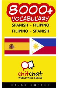 8000+ Spanish - Filipino Filipino - Spanish Vocabulary