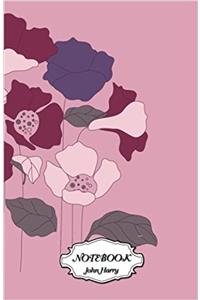 Notebook Journal Dot-grid, Flower Design