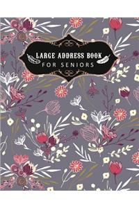Large Address Book For Seniors
