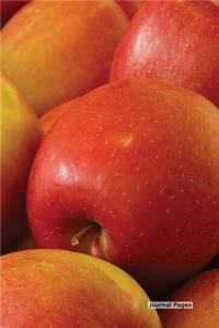 Journal Pages - Organic Red Apples
