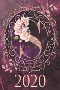 2020 Weekly Planner - Monogram Initial 
