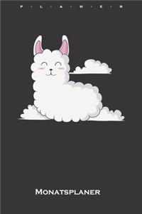 Lama in Wolke Monatsplaner
