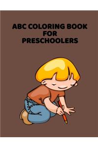 ABC Coloring Book For Preschoolers